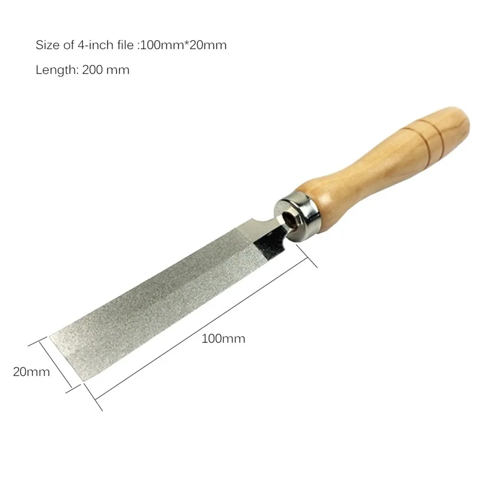 

For Diamond File Grinding Handle Tool 200 Mm Length Carbon Steel Carving