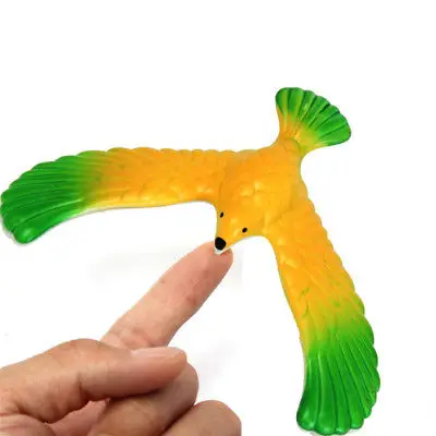 Balancing Bird Science Desk Toy W/ Base Novelty Eagle Fun For Educational Equipment | Doll House Accessories