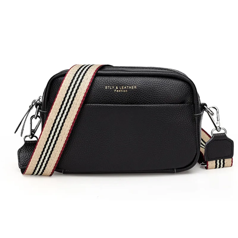 

2022 Trend Women's Cowhide Cell Phone Shoulder Bags Genuine Leather Messenger Bags Fashion Daily Use For Women Wallet HandBags