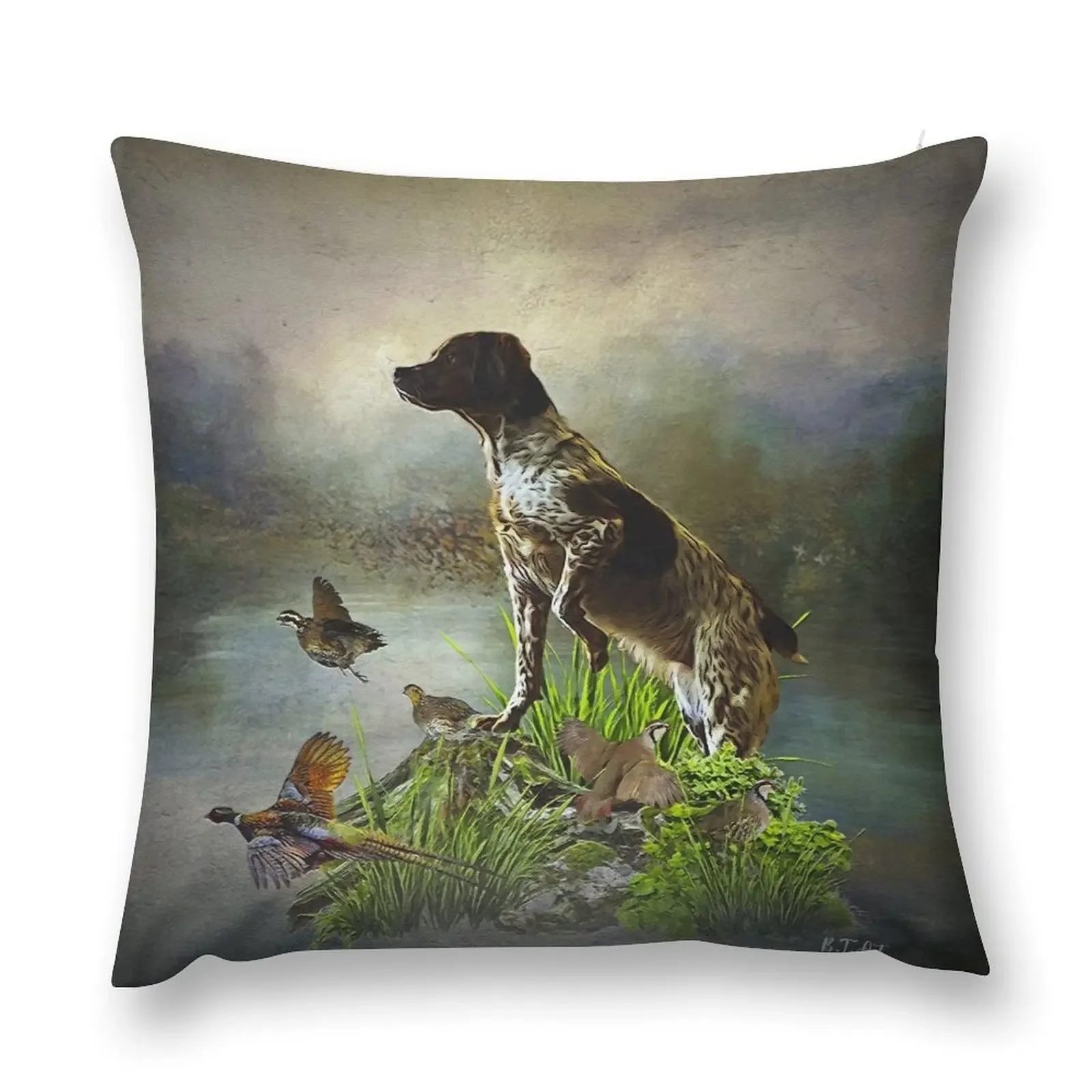 Французская Бретань охотничья птица декоративная подушка чехлы для дивана