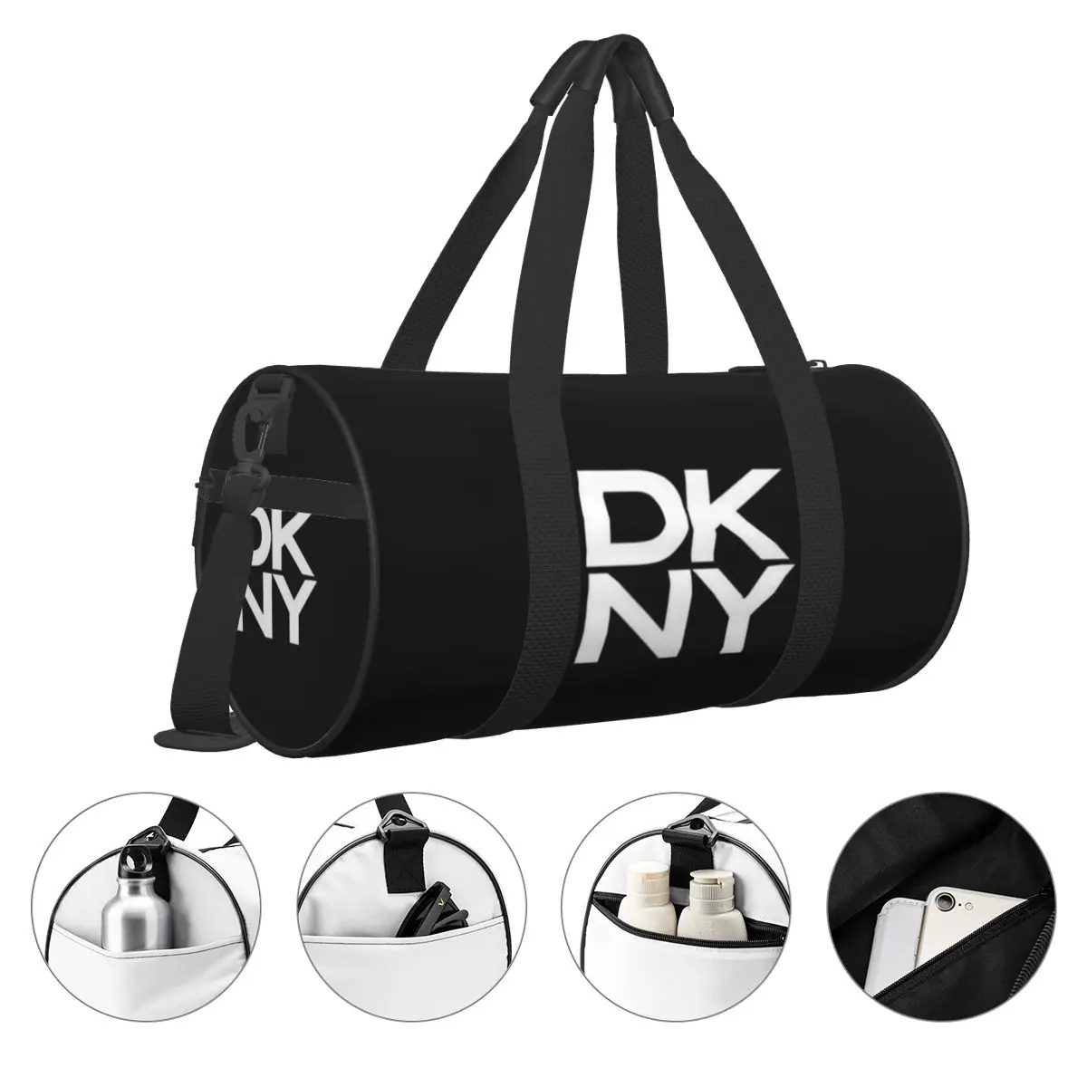 D-DKNYS New York Skyline Weekend Gym Йога Чемоданы Мужчины Женщины Спортивная спортивная сумка