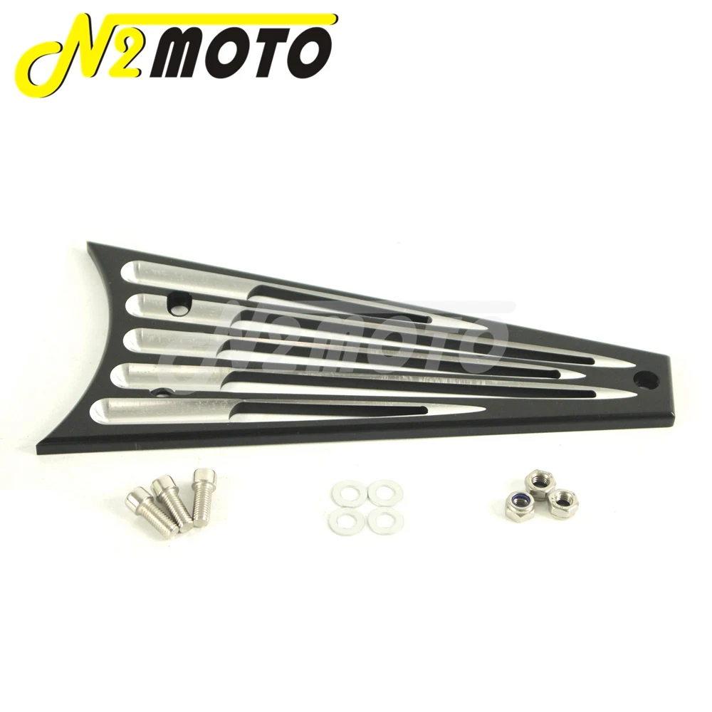Черная защитная решетка радиатора для мотоцикла Harley Touring Road King Street Glide FLHT FLHX 2009-2013