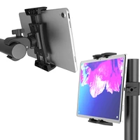 tablet stand 4 7 13 clip bracket mount on indoor exercise equipment car bicycle handlebar for ipad tablet xiaomi samsung tabs