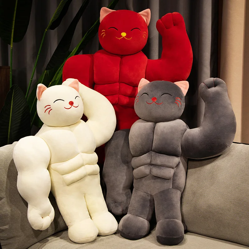 

Cartoon muscular man plans to sleep with pillows to accompany his strong and strong boyfriend to spoof girlfriends single gift