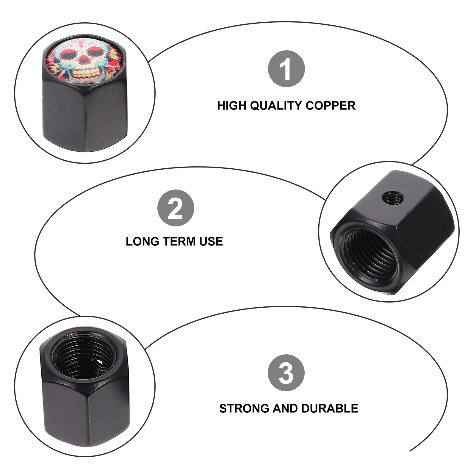 Противоугонная крышка для рта забавные колпачки клапанов колеса пыль