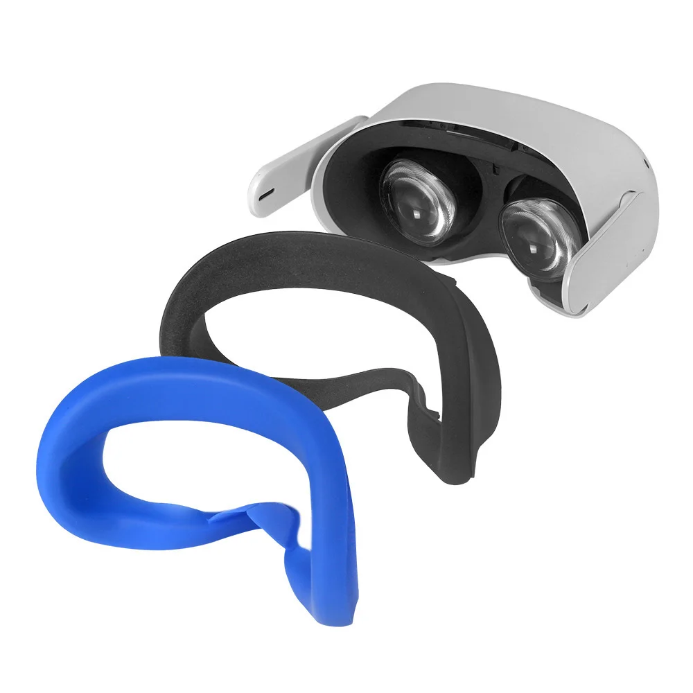 

Силиконовый чехол для Oculus Quest 2 подушечка для лица, мягкая Нескользящая накладка на глаза для Oculus Quest 2
