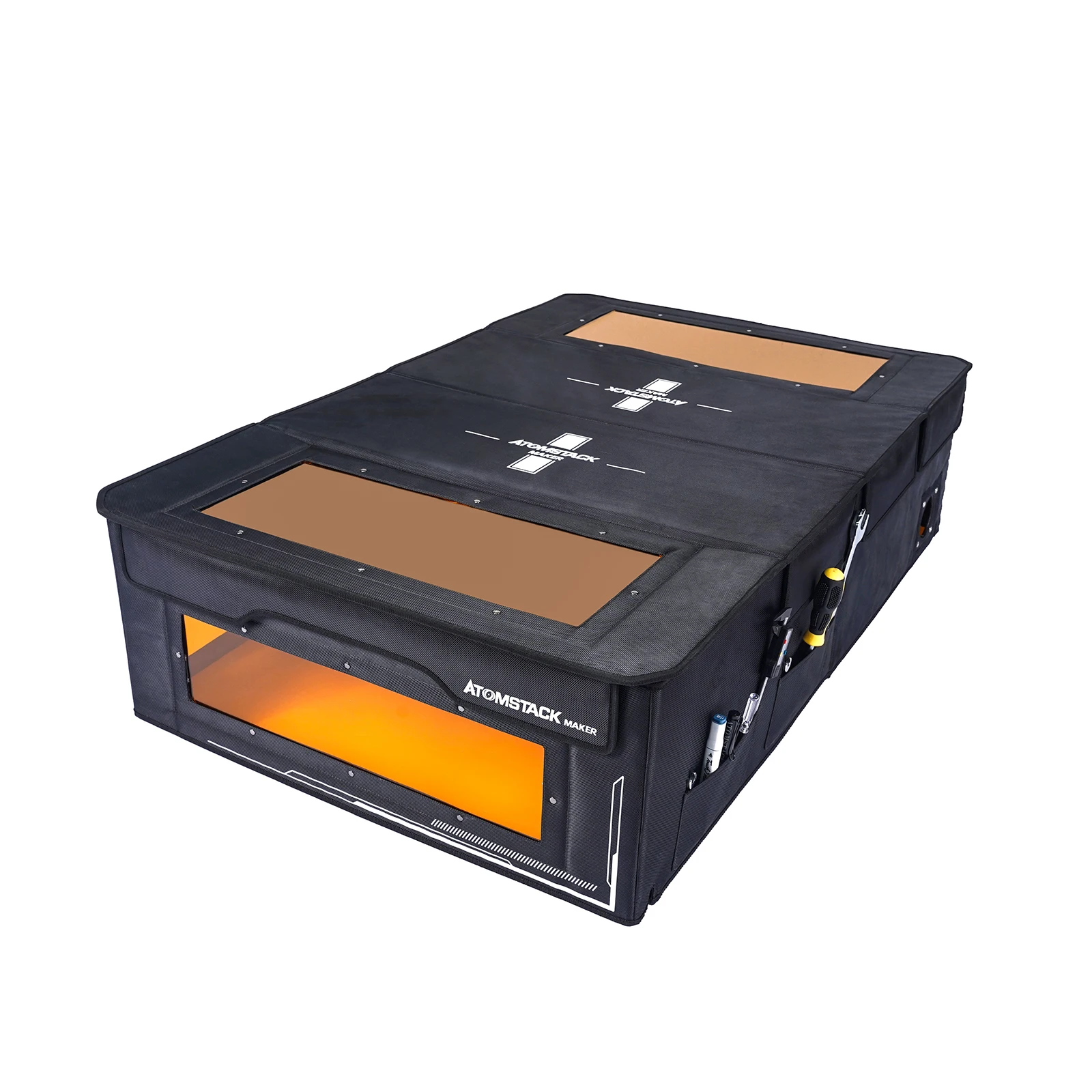 

Atomstack Maker FB2 PLUS Enclosure 1170X730X310mm Dust-Proof Fireproof Cover Compatible with all Atomstack and Ortur NEJE Xtool