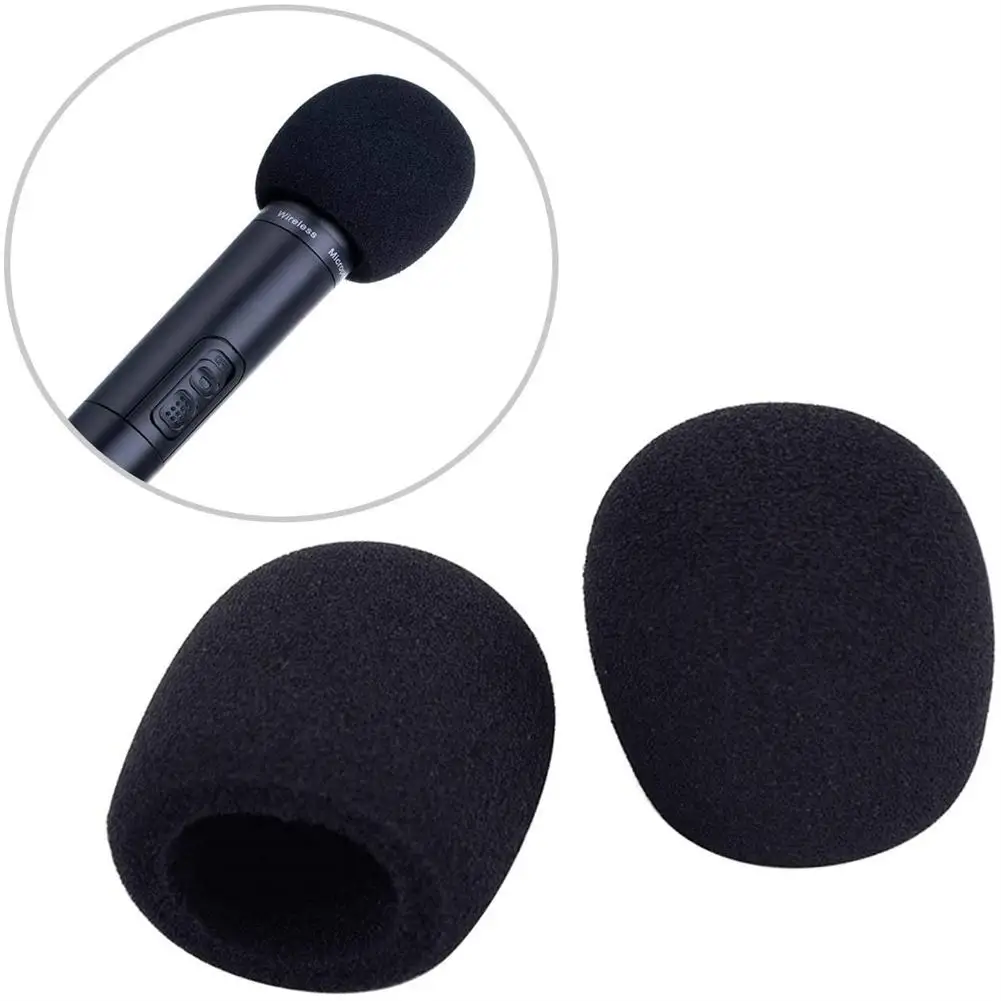 

Handheld Foam Mic Cover Thick Soft Windshield Fits Most Standard Microphones For Ktv Dance Parties Conference Room Interviews