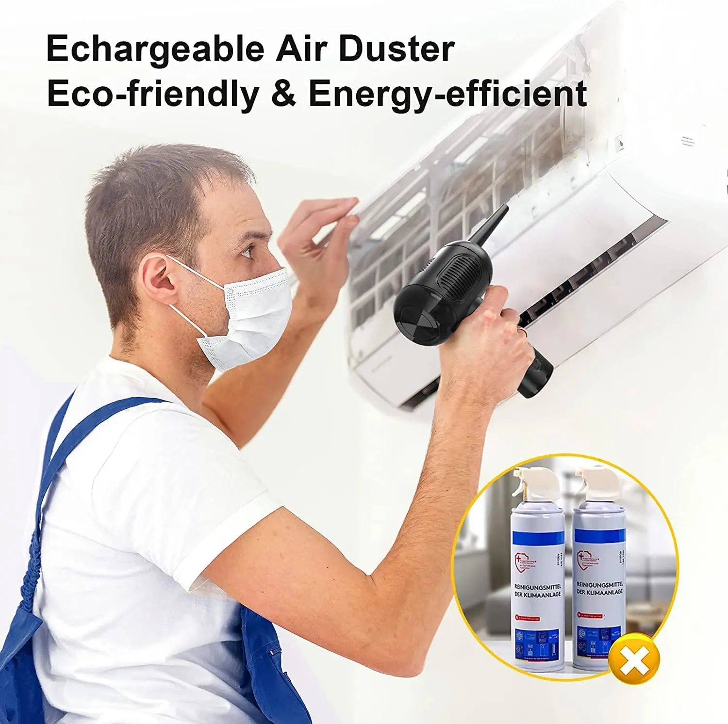 Беспроводной воздуходувка 10000 мАч пистолет для сжатого воздуха пылесборник