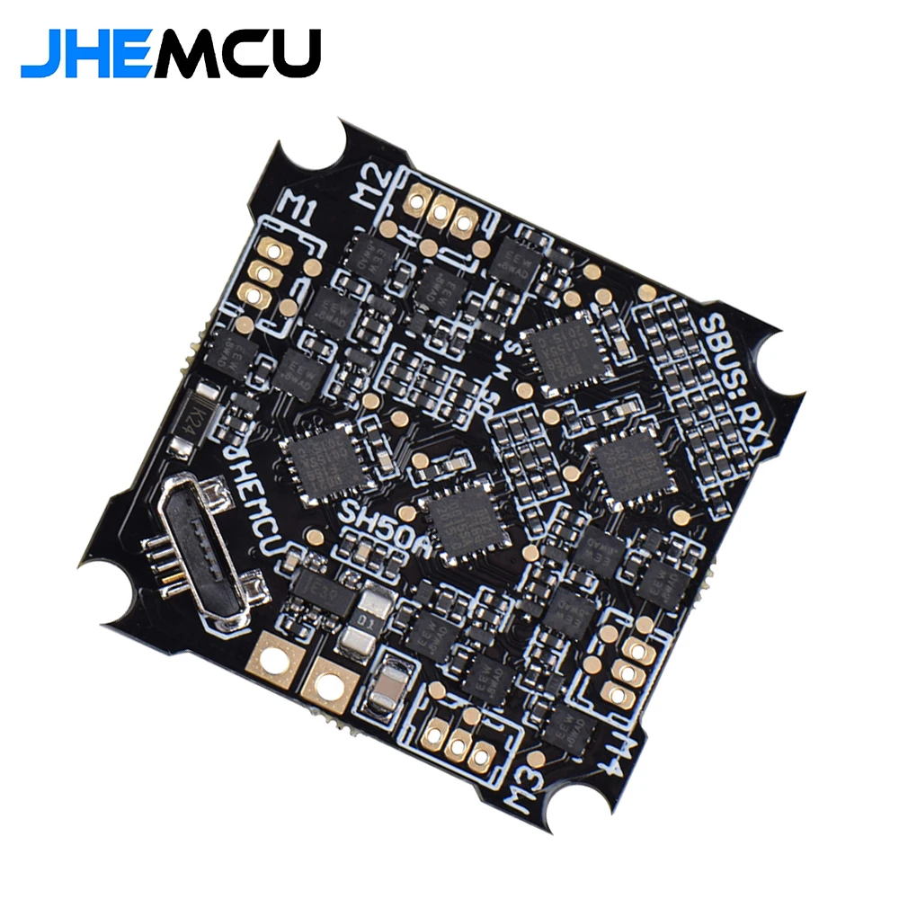 Контроллер полета SH50A F4 Встроенный OSD 2-3S 5A 4 в 1 бесщеточный ESC для FPV гоночного