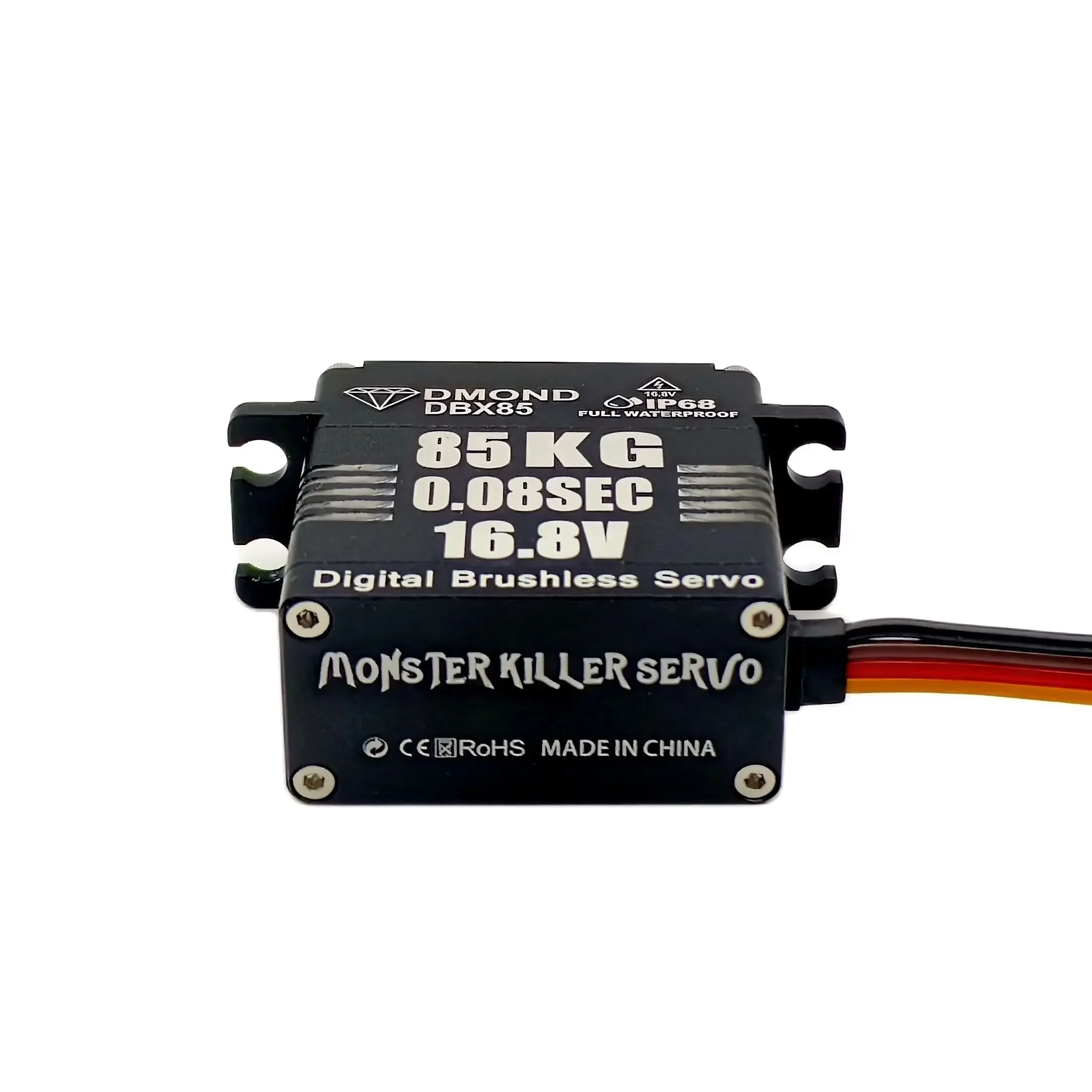 RoRuSDMOND DBX85 85 кг 16.8В Бесщеточный двигатель с прямым приводом IP68 Водонепроницаемый Сверхмощный с нержавеющими шестернями 110 RC грузовик, индивидуальная сборка (art.: 3920dc7bf0469) - 3920dc7bf0469