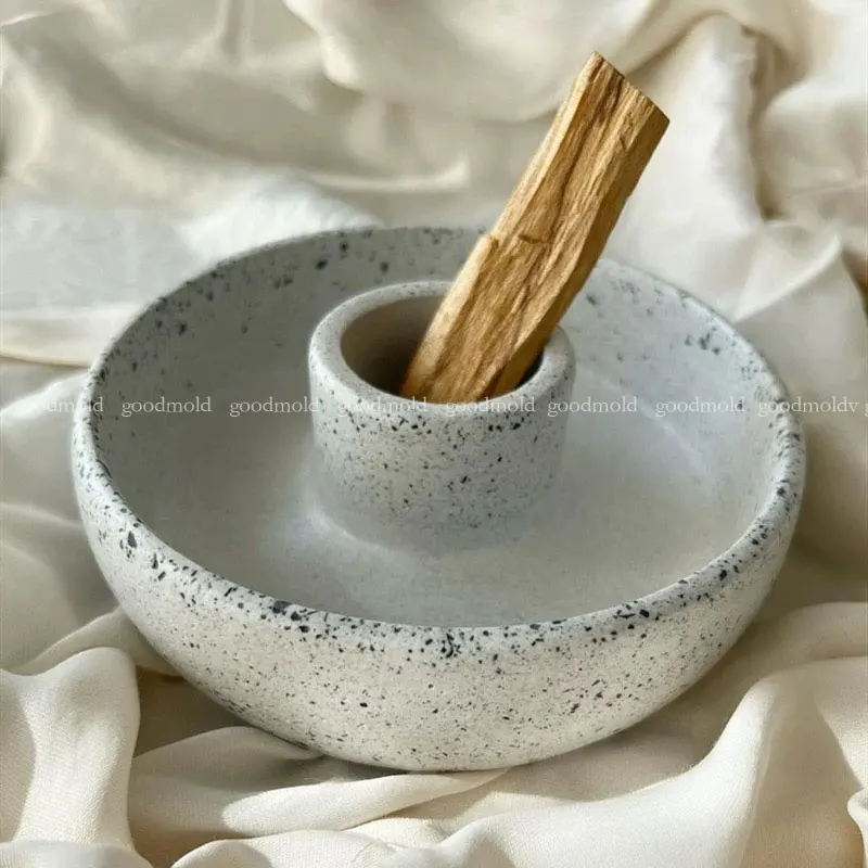 

Поднос для хранения цементной формы для самостоятельной сборки, деревянный поднос для ароматерапии, форма для бетона, терраццо, формы для подсвечников