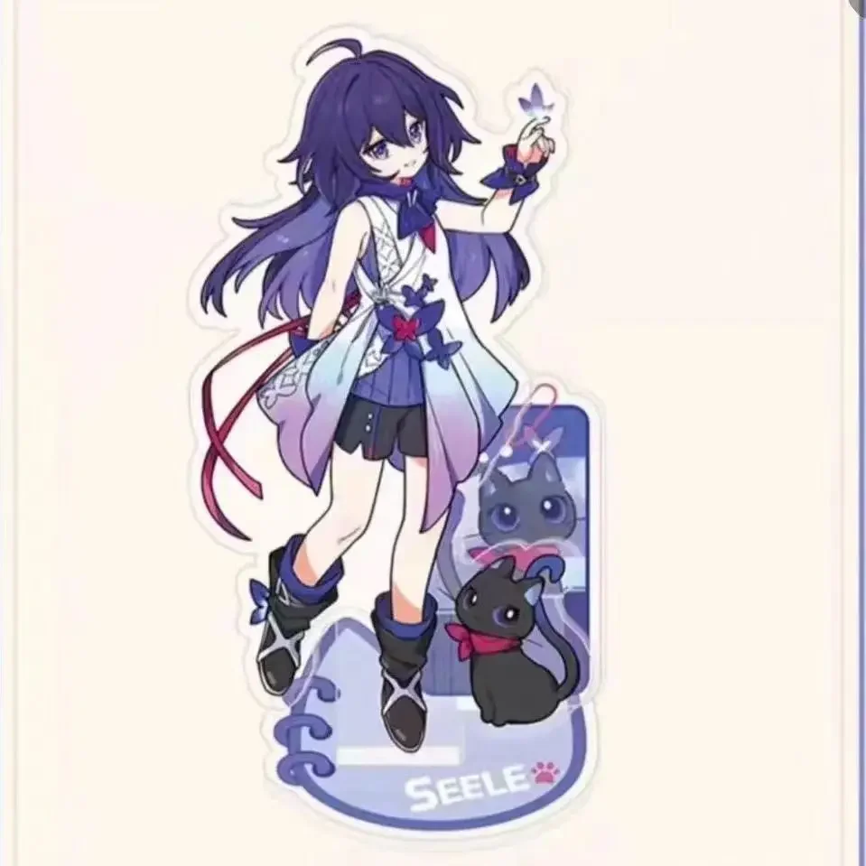 Honkai:Star Rail Jing Yuan Blade Kafka для детей и кошек акриловая фигурка подставка модель
