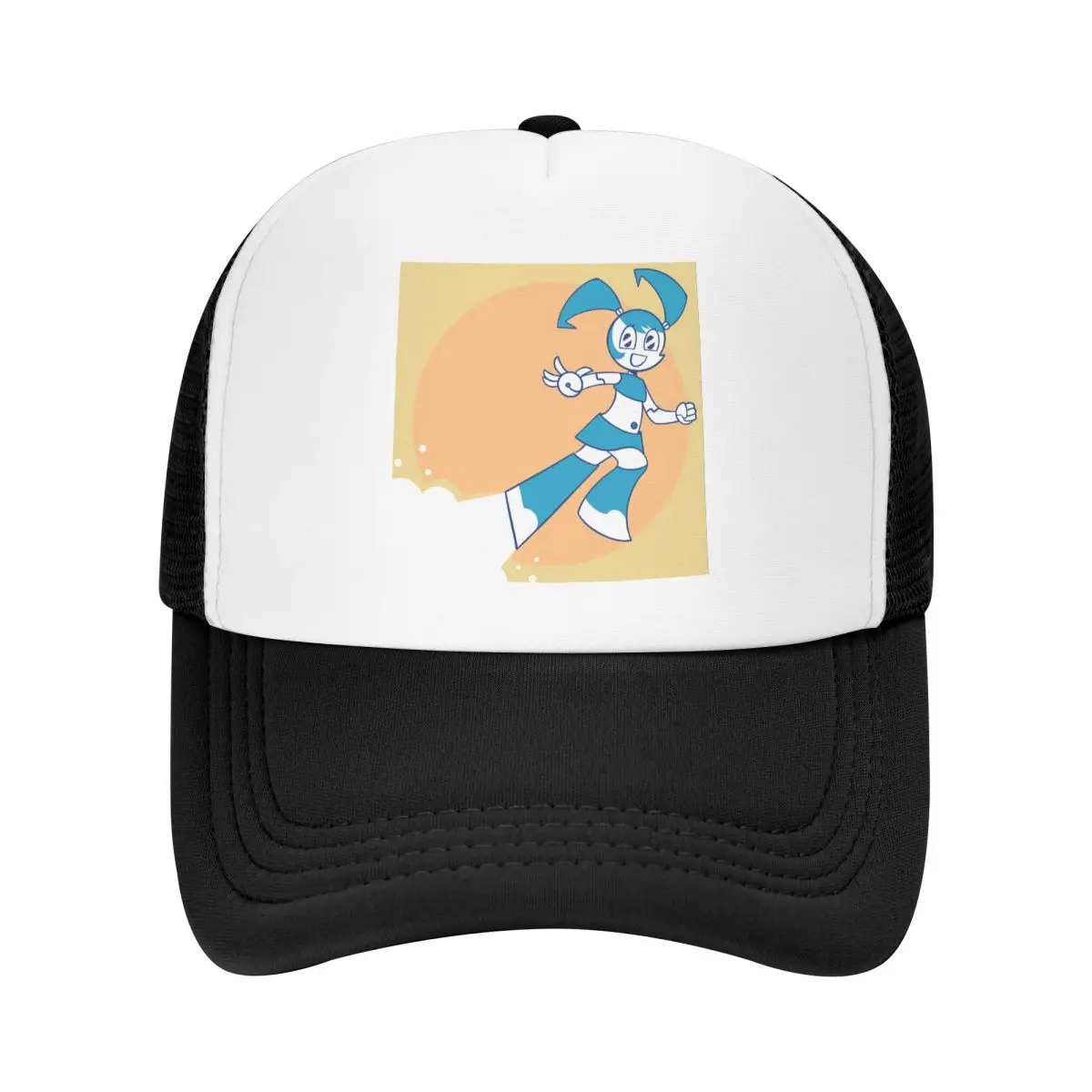 

Fly Baseball Cap My Life as a Teenage Robot Mesh Net Hat For Men Women Stylish Trucker Hats adjustable Peaked Caps