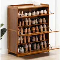 modern shoe rack tipping bucket storage shoe multi layer partition shoe rack for hallway full board sealed storage cabinets