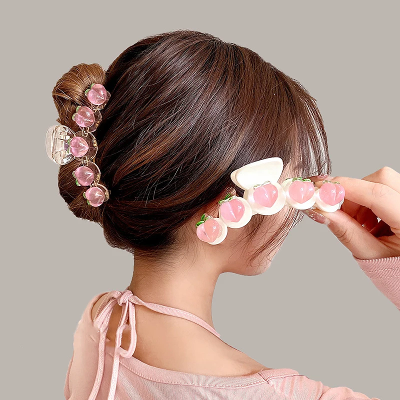 

Женские когти-шпильки для волос Haimeikang love Peach, модные аксессуары для волос