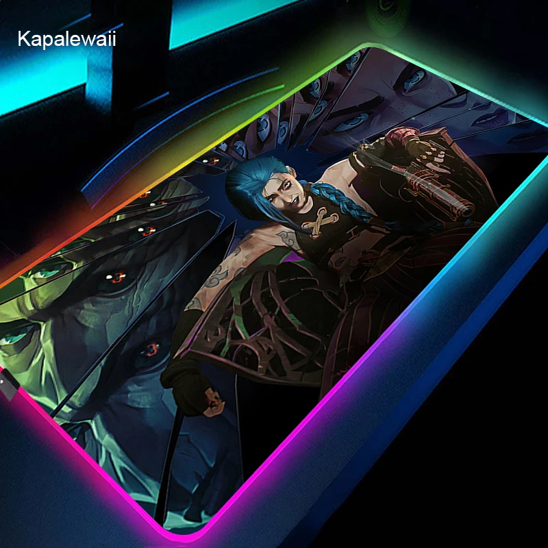 

Arcane LED Gaming Mouse Pad RGB 900X400 Large Non-Slip Rubber Base Game Computer Carpet Desk Mat PC Back light MousePad