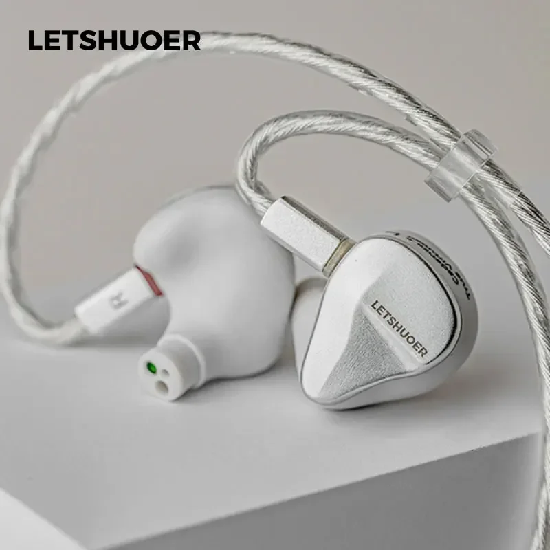 LETSHUOER Cadenza4 Hi-Fi наушники-вкладыши лучшие проводные IEM 10 мм с бериллиевым покрытием