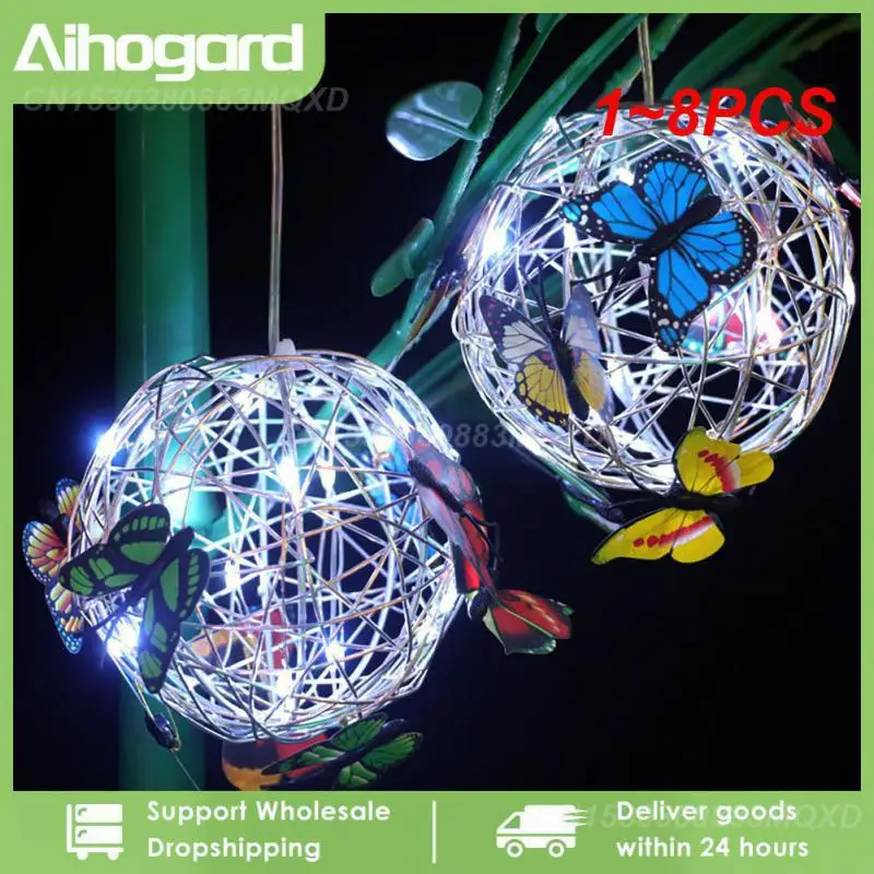 

1 ~ 8 шт., водонепроницаемый круглый светильник с бабочкой