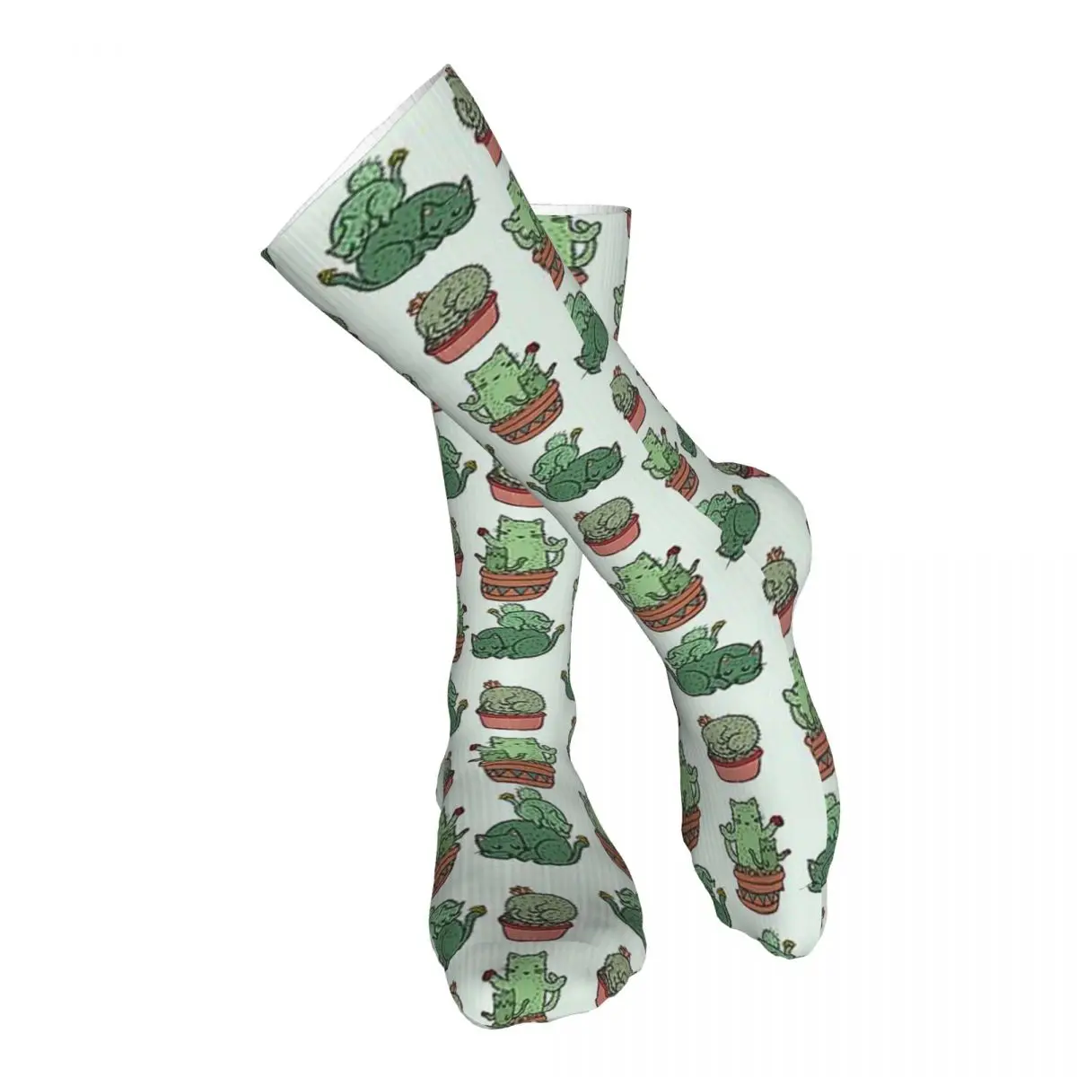 

Cactus Cats Adult Stockings Breathable For Daily Matching Medium thickness All Seasons