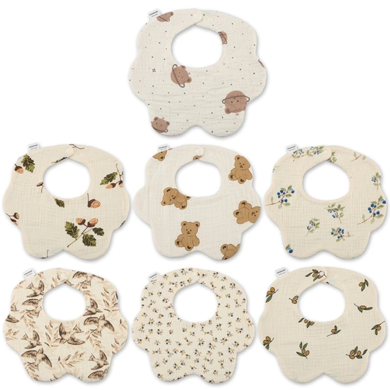 

Детская отрыжка хлопчатобумажные марлевые Слюнявчики детские слюнявчики для мальчиков и девочек Прямая поставка