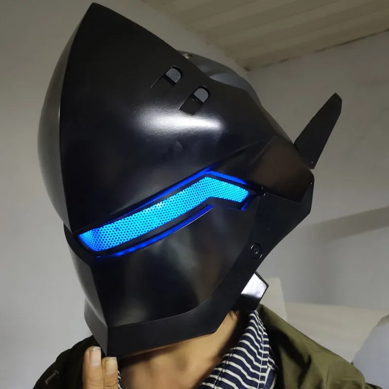 Game Overwatch Shimada Косплей Гэндзи ночная маска на шлем для взрослых мужчин GFRP хеллоуина