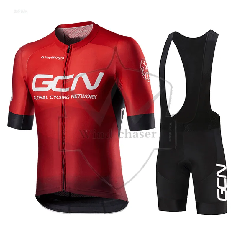 

2024 GCN Cycling Set Breathable Short Sleeve Jersey Bike Uniforme Sport Bicycle Clothing MTB Clothes maillot ropa ciclismo