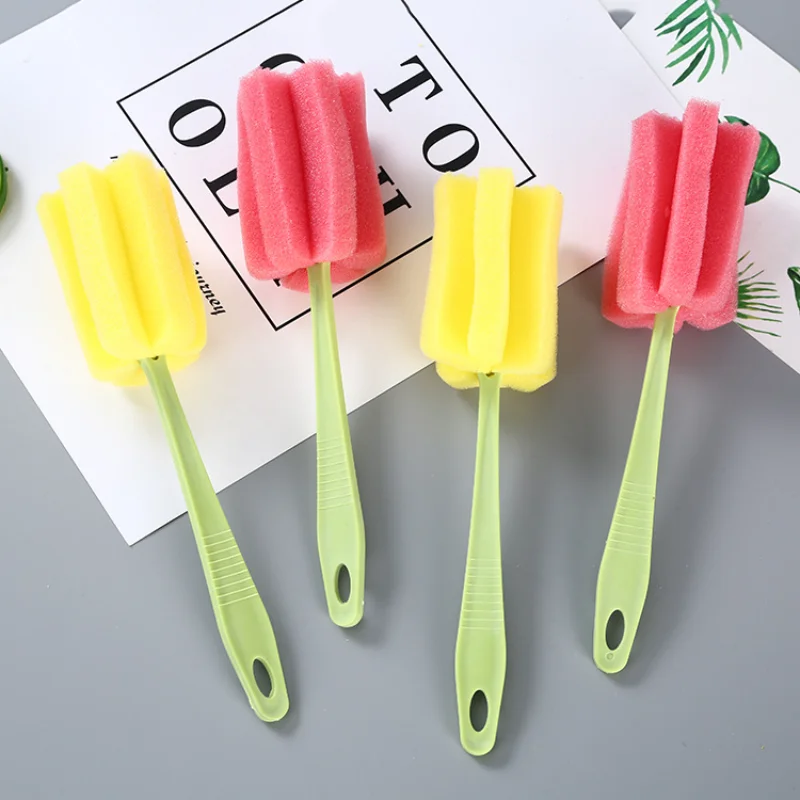 

Губчатая щетка с длинной ручкой, чистящая щетка, изоляционное стекло, фотография