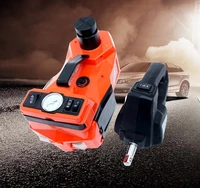 12v 10ton electric car jack protable jack electric hydraulic jack with electric impact wrench tire inflator led light