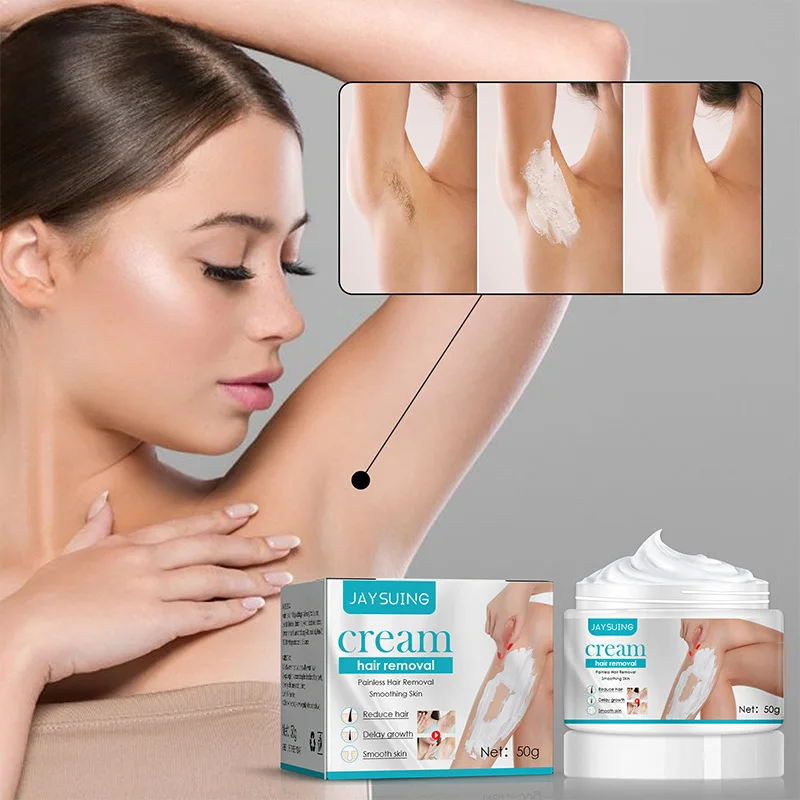 50g Quick Hair Removal Cream Painless Intimate Parts Leg Body Axillary Wrinkle Removal Male and Female Body Whitening Care Produ