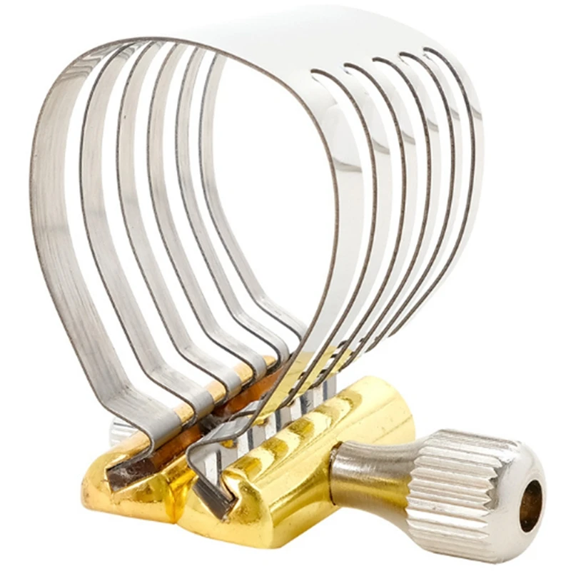 

1 Piece Single Screw Adjustment Saxophone Fastening Clip Compact Saxophone Mouthpiece Clip