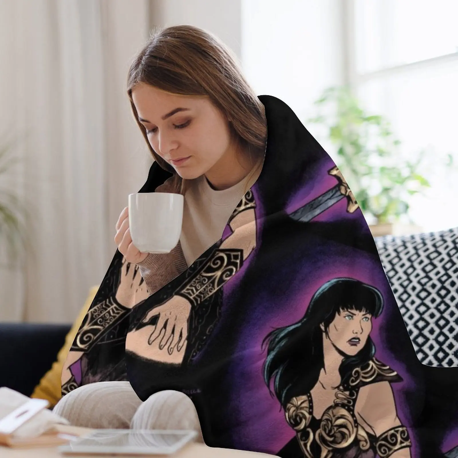 Смелое одеяло Xena декоративное для волос теплые модные одеяла диванов