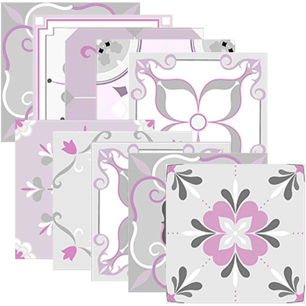 

20pcs Vintage Tile Stickers Tile Decals Kitchen Decorative Tile Stickers Wall Stickers