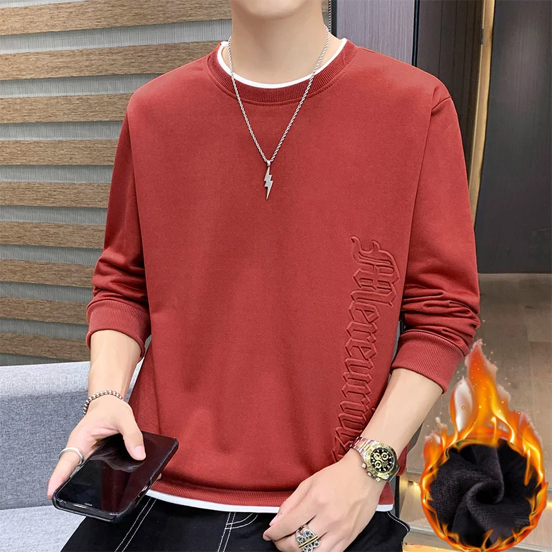 

Мужской теплый свитшот с флисовой подкладкой, 4 цвета