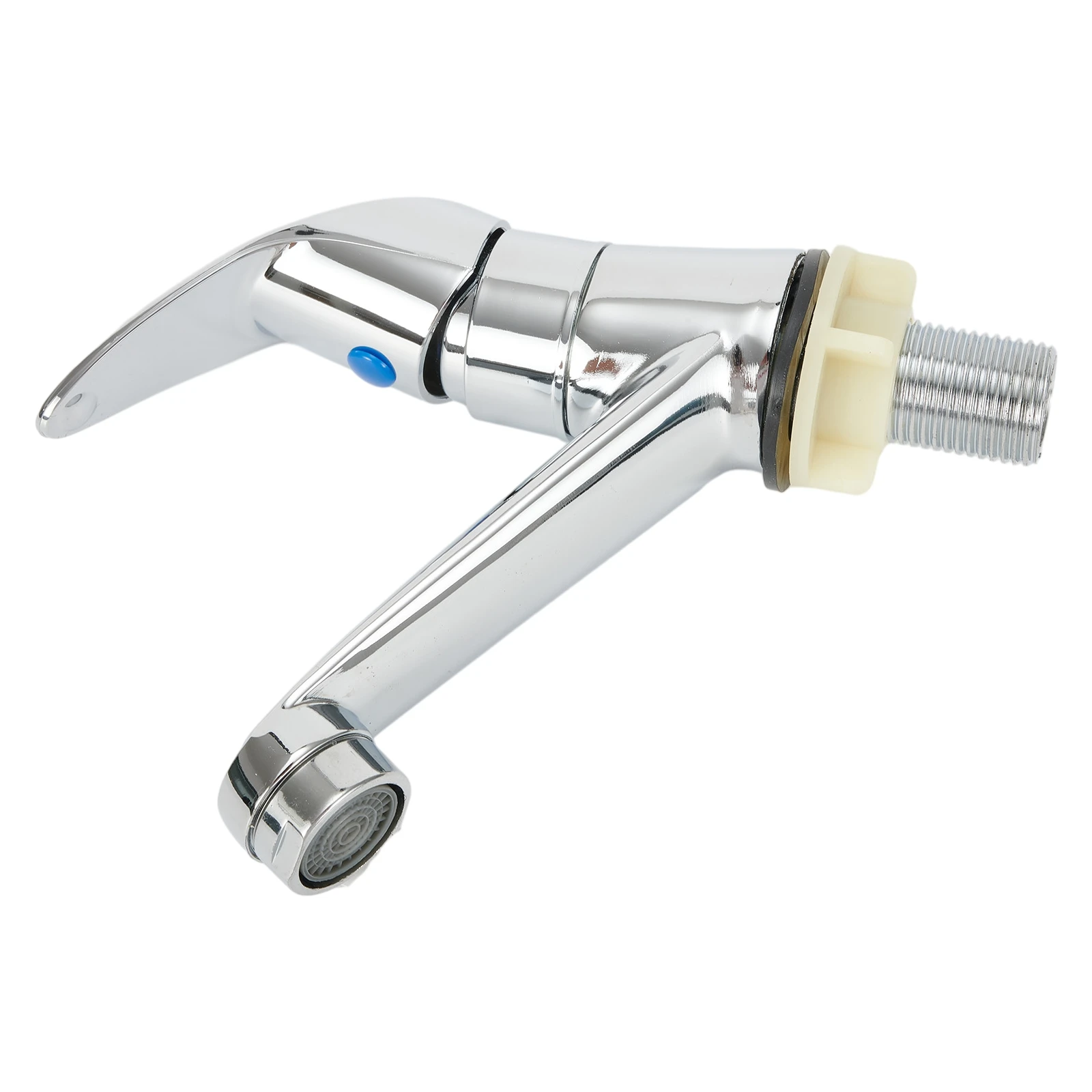 Хромированный смеситель для раковины в ванную комнату кран холодной воды с одной