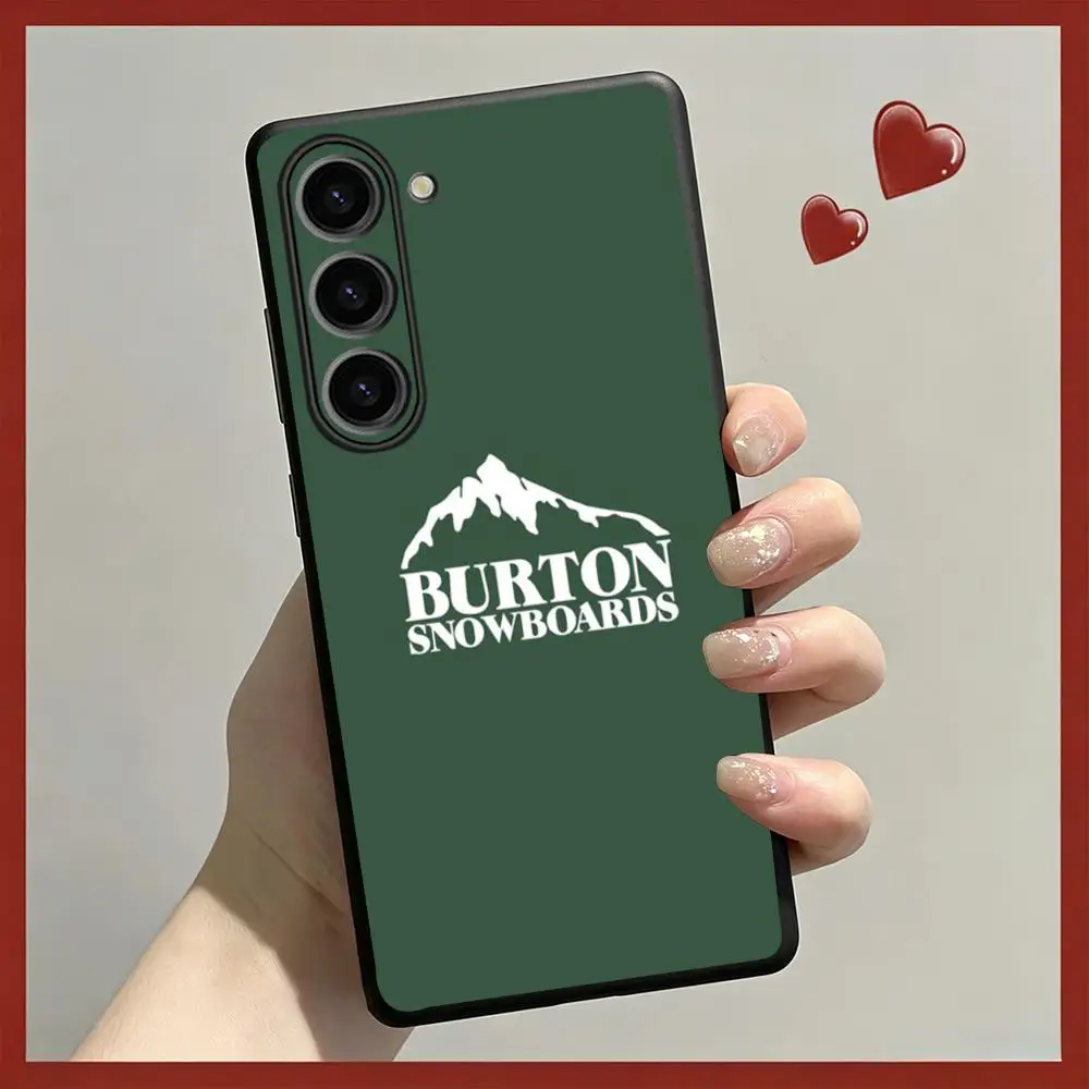 Фото Чехол для телефона с дизайном в виде плавников Burton для Samsung Galaxy S26 S25 S24 S23 S22 S21 Plus Ultra Fold, мягкий, черный. №3