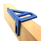 Линейка деревообрабатывающая, квадратная, под углом 45 градусов, 90 градусов