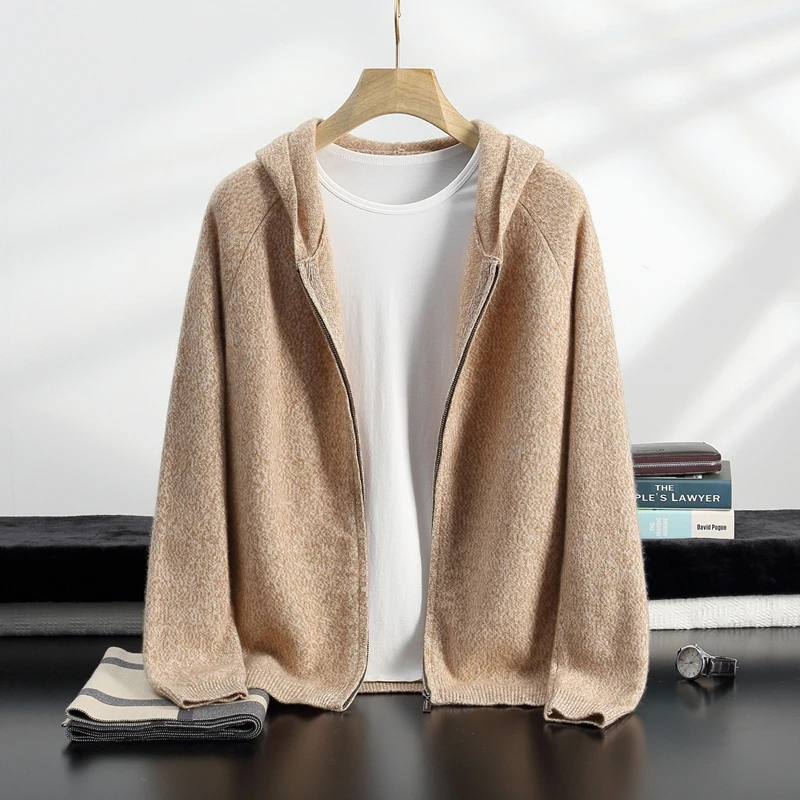 Толстая причудливая Толстовка Seven игла 100% козий кашемир вязаный кардиган на