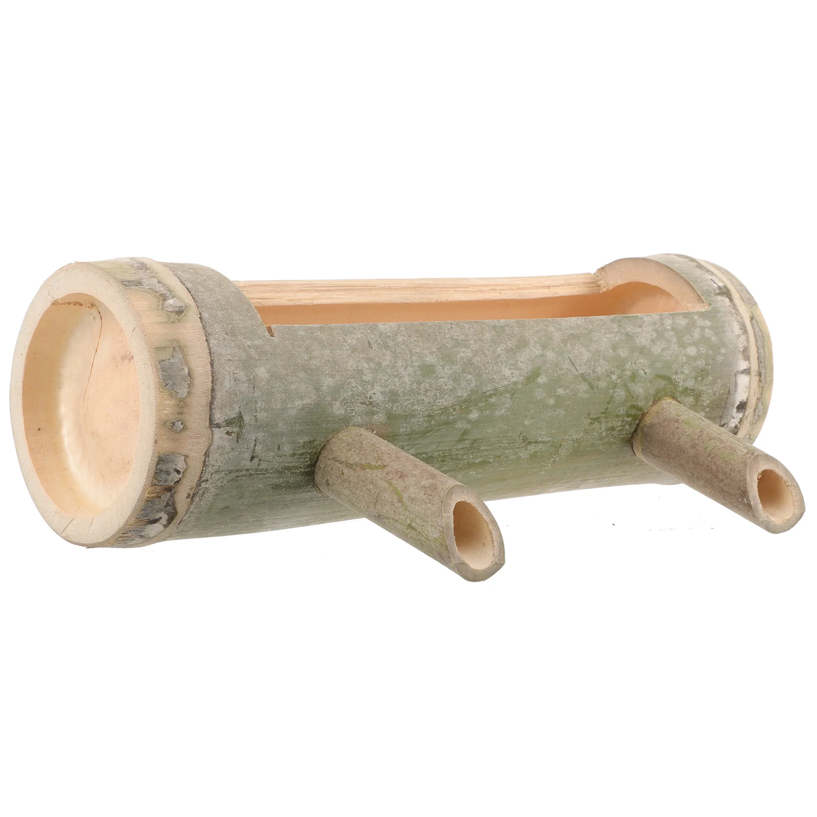 

Crafts Bamboo Fountain Fish Tank Filter Outdoor Water Fountains Indoor Spout No Pump