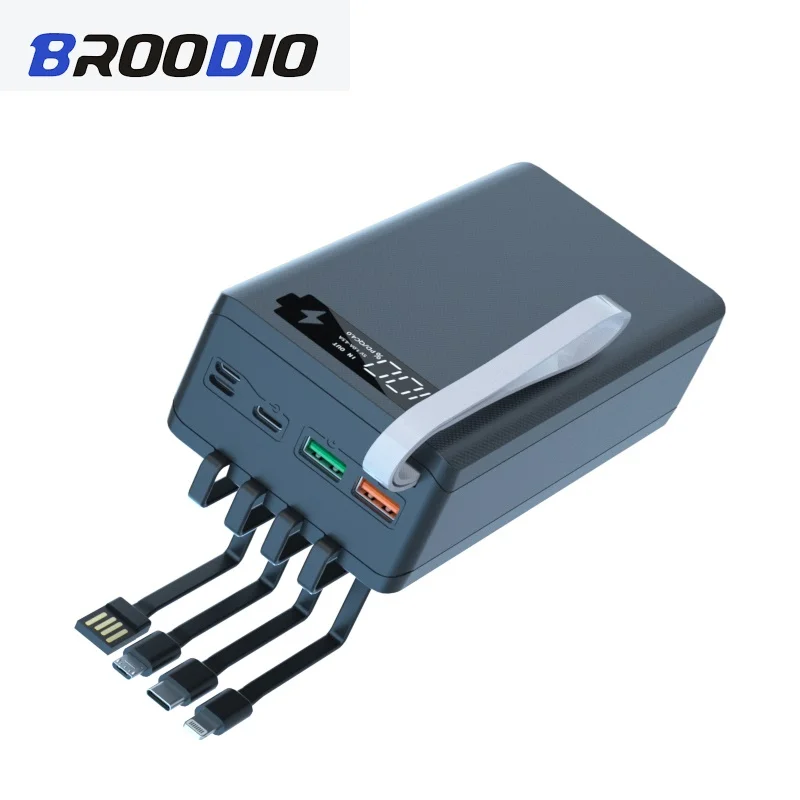 

18650 4-Wire Welding-free12*18650 QI PD Section Battery Power Bank kit Mobile Power Shell DIY Detachable Comes With Charging Box