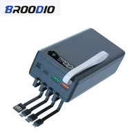 18650 4 wire welding free1218650 qi pd section battery power bank kit mobile power shell diy detachable comes with charging box