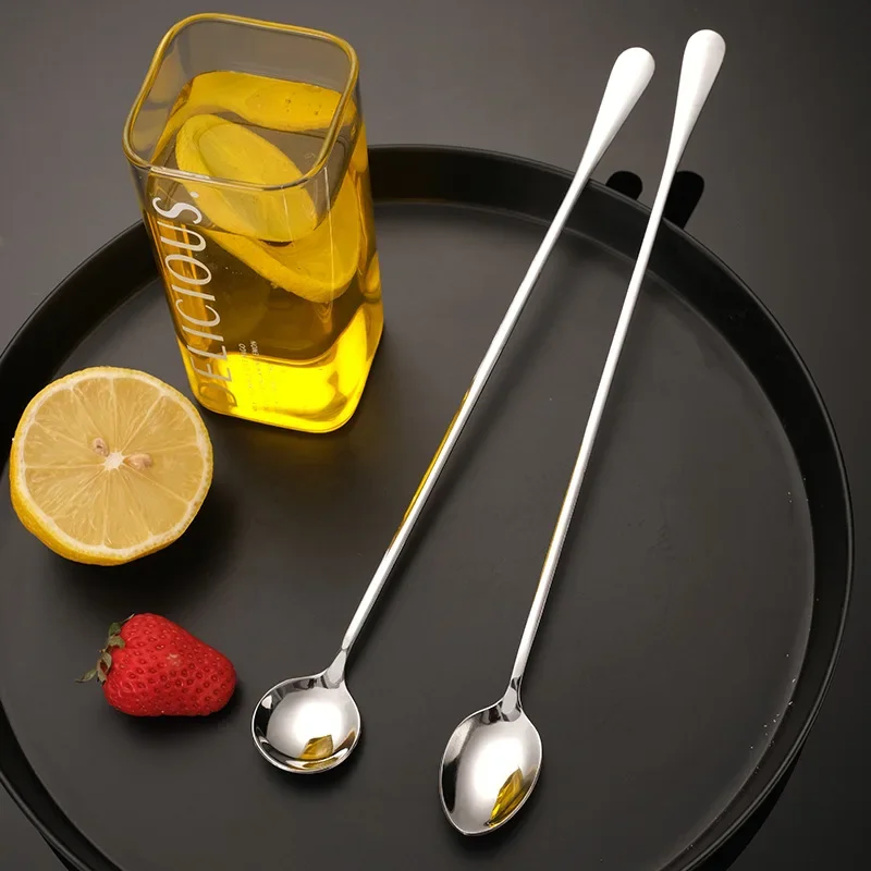 30 См Выдвижная Барная Ложка Телескоп Из Нержавеющей Стали Длинная Для Смешивания