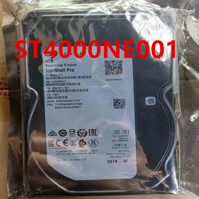 

Original New Hard Disk For SEAGATE 4TB SATA 3.5" 7200RPM 128MB Server HDD For ST4000NE001