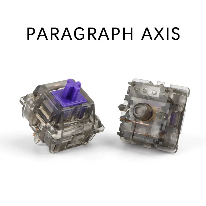 

JWK Twilight Purple Switch The Factory Lubrication For Mechanical MX Keyboard Switch 5Pin 67g Gold Plated Spring