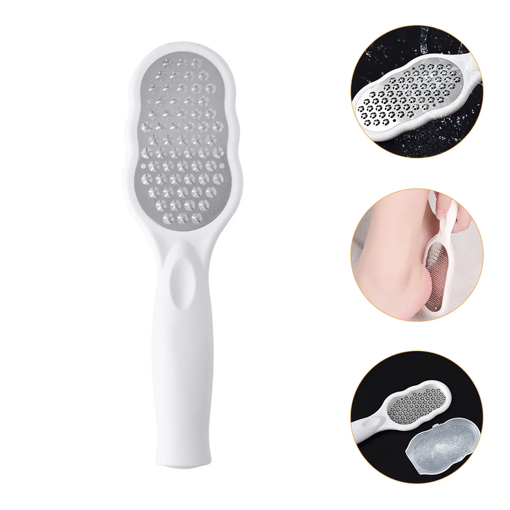 

Foot Rubbing Board File Pedicure Tools Dead Skin Scrub Brush Pp Stainless Steel