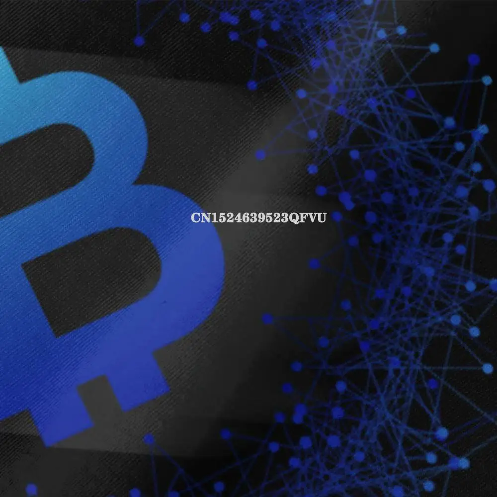 Нежная мужская футболка оверсайз с рисунком биткоина стиль s Мужская в