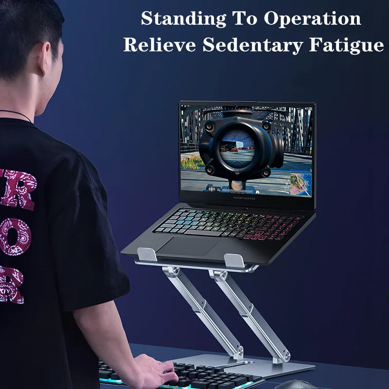 OATSBASF держатель для ноутбука металлическая подставка монитора MacBook Air Pro с двойным