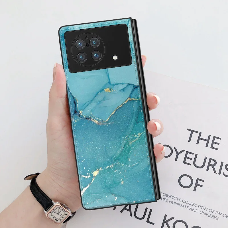 

for Vivo X Fold Case Protective Cover All-Inclusive Drop-Resistant Flip Leather Pattern