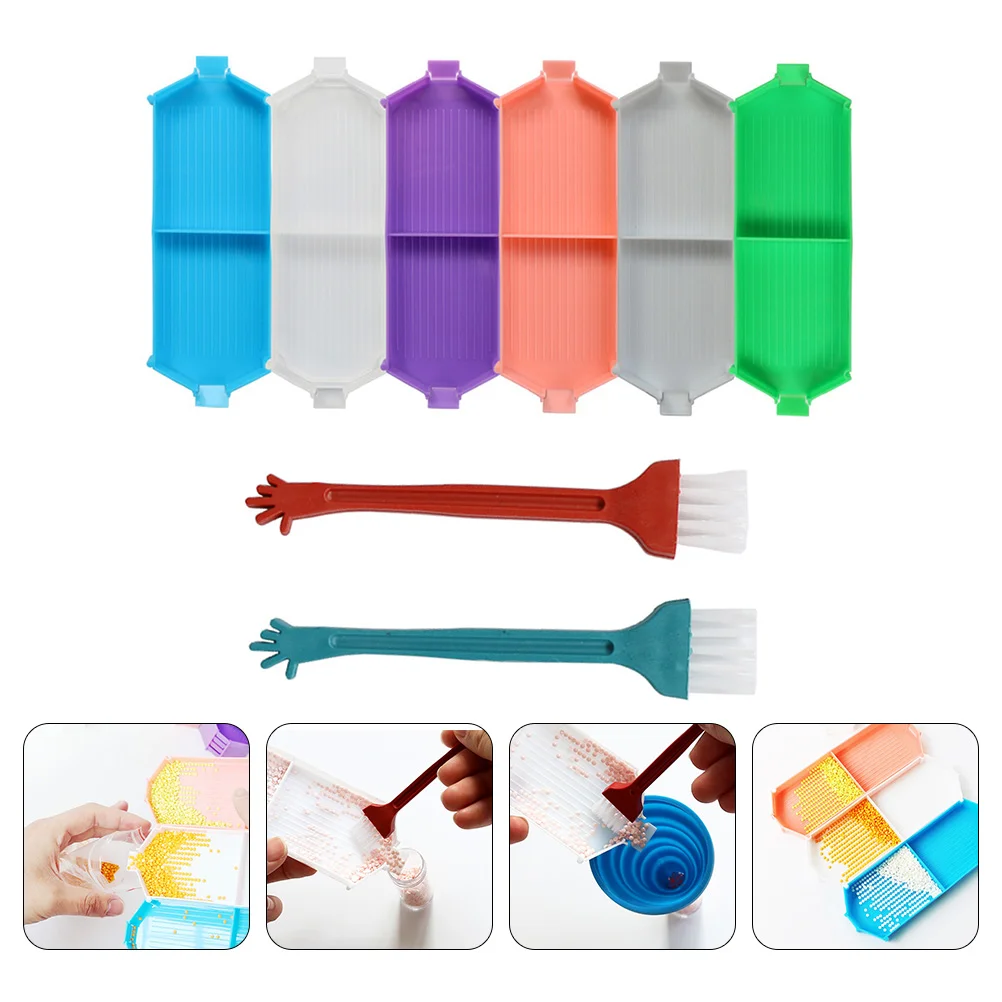 

Turning Disc Makeup Pallets Rhinestones Painting Tray Diamond Brush Concrete Nail Diamond Tools Tray Holder