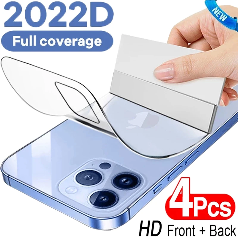 

Hydrogel Film for IPhone 12 13 Pro Max Mini Screen Protectors for IPhone 11 Pro XS Max XR X 6 6s 7 8 Plus SE Back Film Not Glass